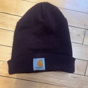 Carhartt Deep Brown/Burgundy Knit Beanie